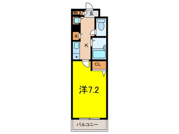 パストラル宝塚の物件間取画像